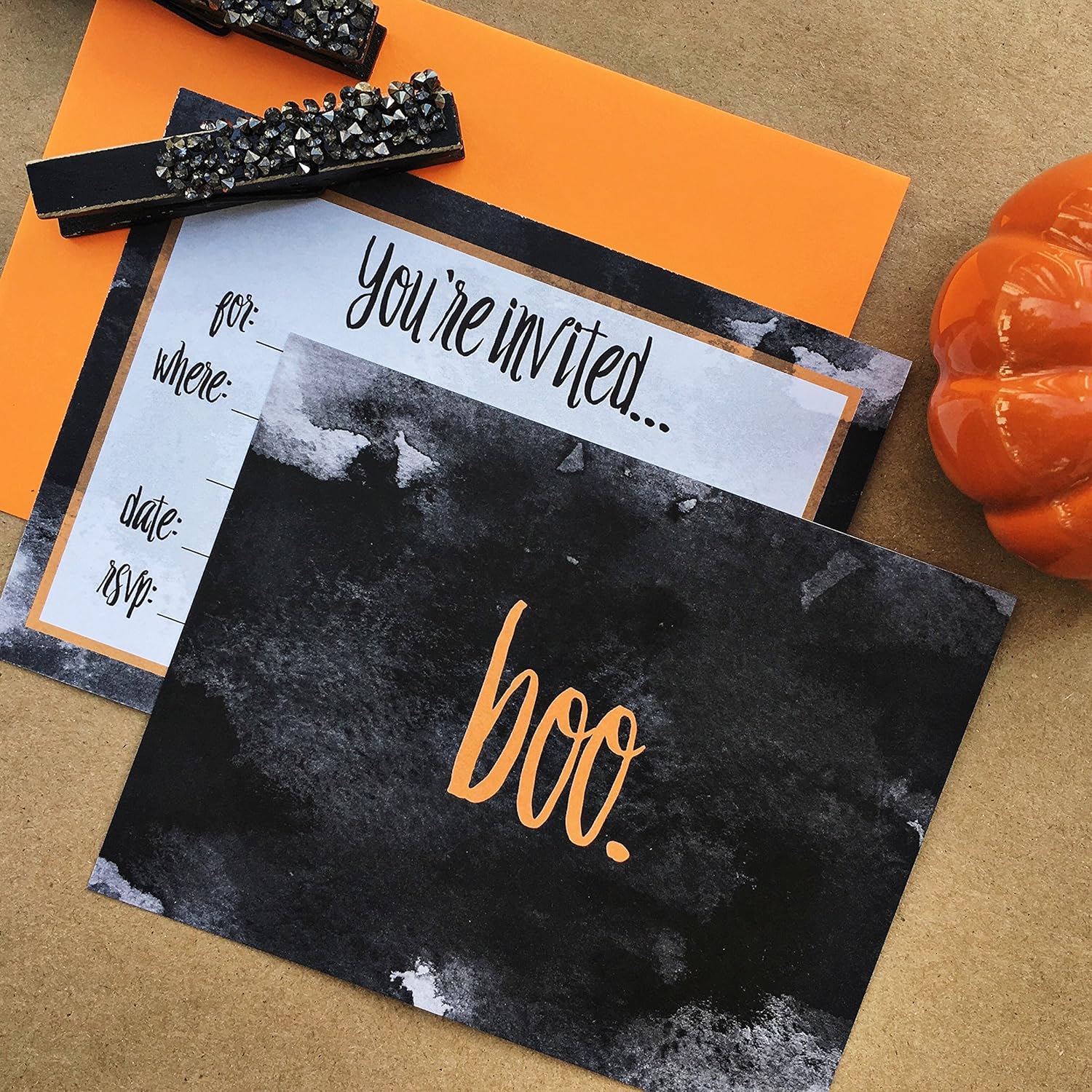 Palmer Street Press Halloween Party Invitations Set Of 12 With Envelopes